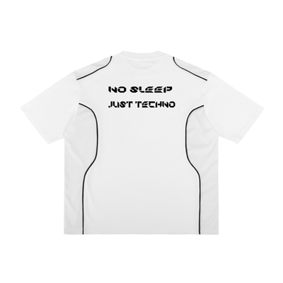 No Sleep Just Techno│White