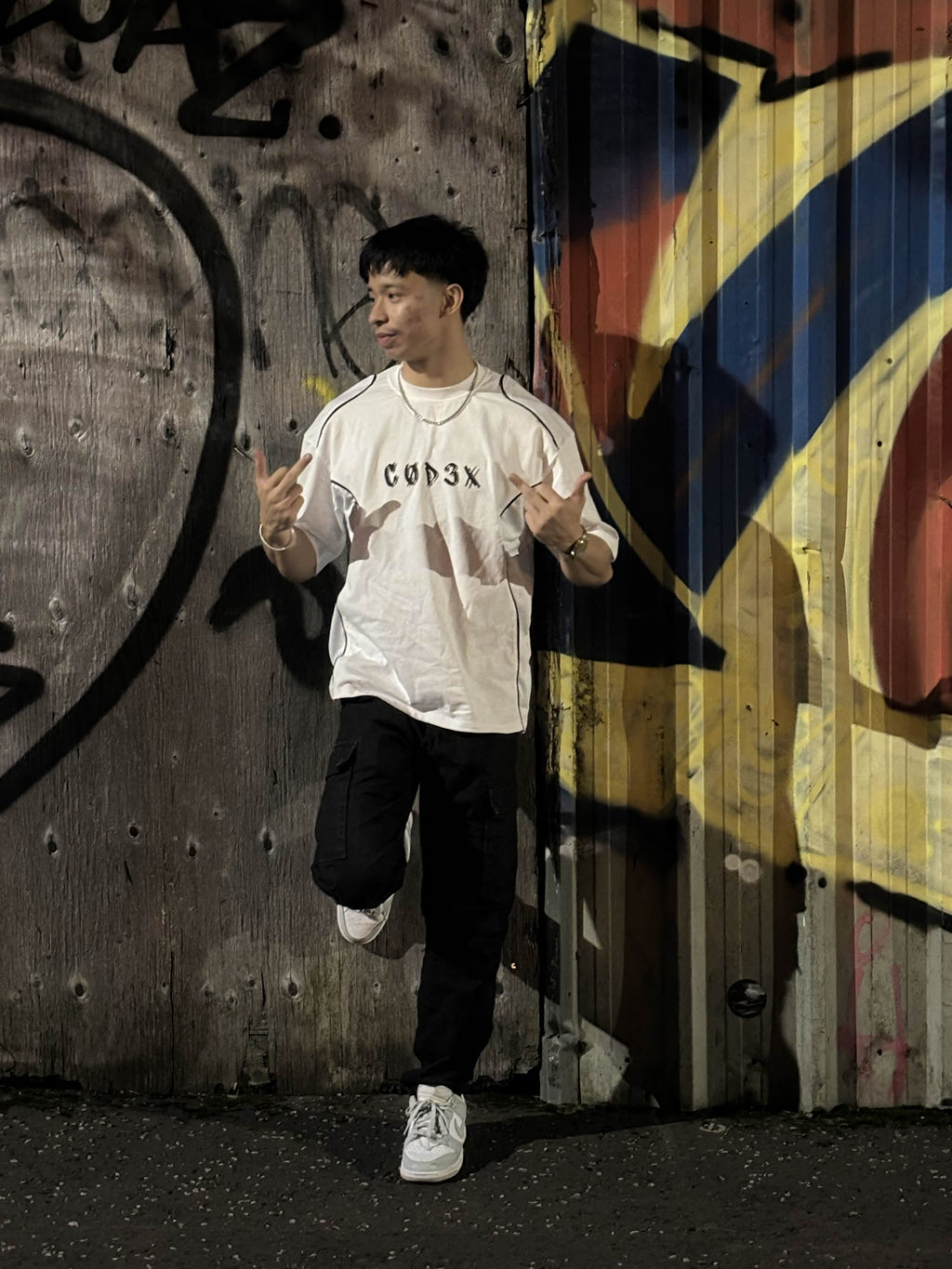 No Sleep Just Techno│White